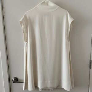 All Saints Cream Sleeveless Blouse